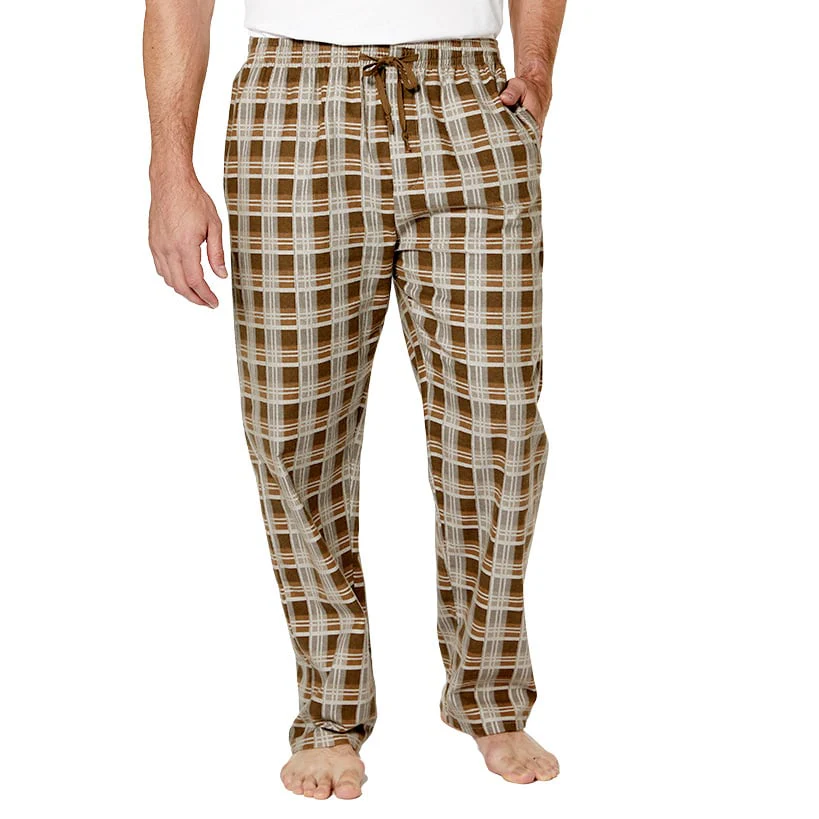 Men's Set of 3 Plaid Flannel Pants - Image 2