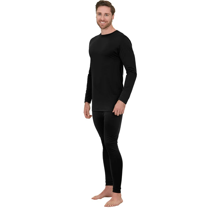 Men's Thermal Long Johns Set - Long Sleeve Top and Pants - Image 3