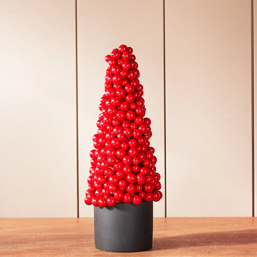 Merry Berry Tabletop Christmas Tree 12" - Image 3