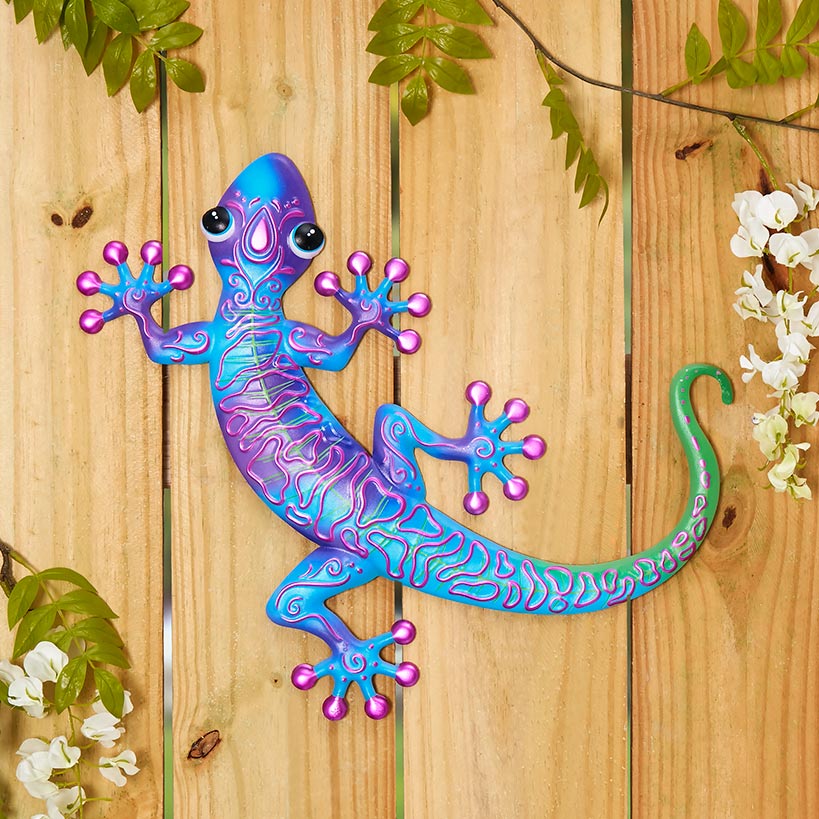 Metal Gecko Wall Decor - Image 4