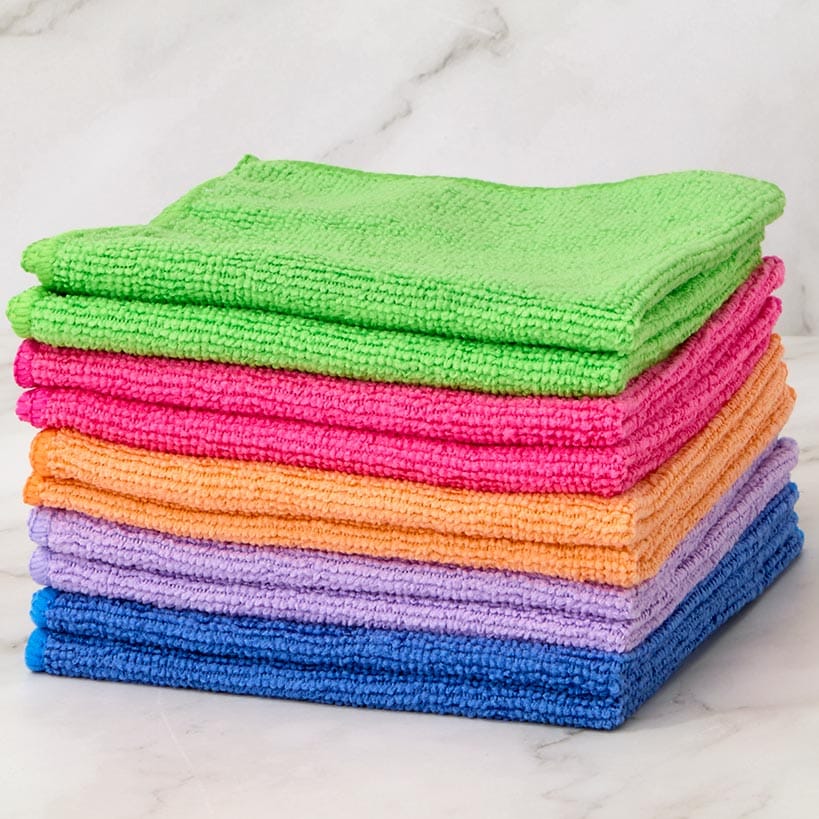 Microfiber Cleaning Cloths - Multi-Purpose, Non-Abrasive, Set of 10 - Image 3