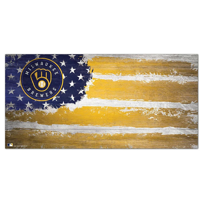 MLB Distressed Flag Sign - Image 6