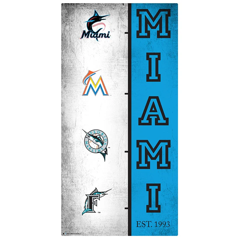 MLB Team Logo Progression Sign - Image 15