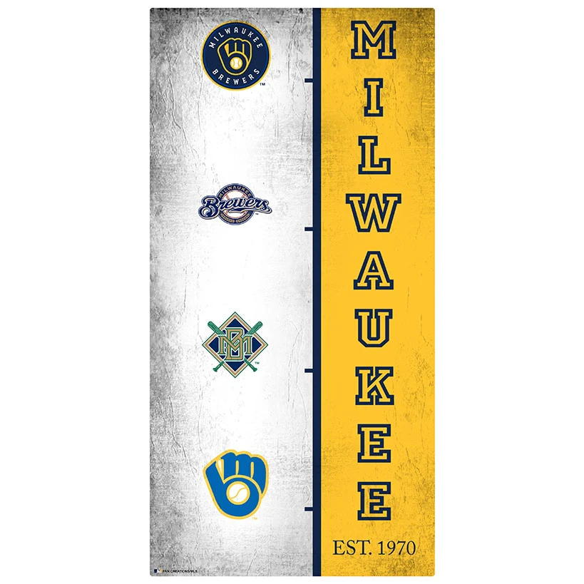 MLB Team Logo Progression Sign - Image 6