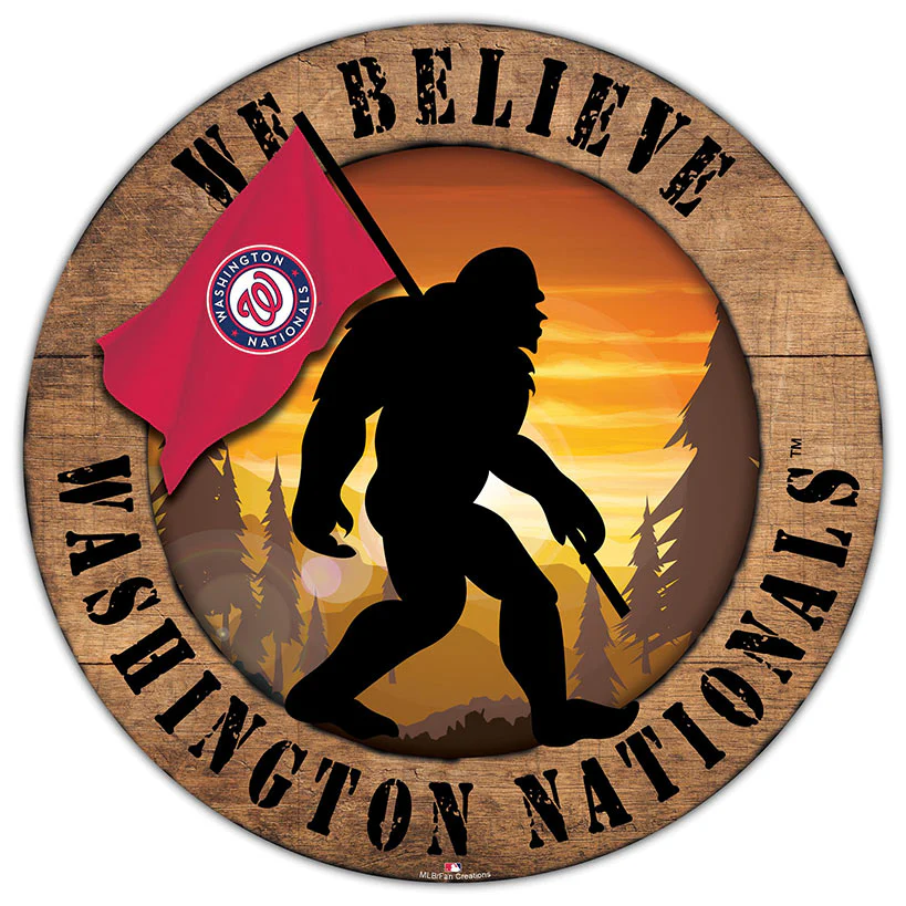 MLB We Believe Bigfoot Circle Signs - Image 17