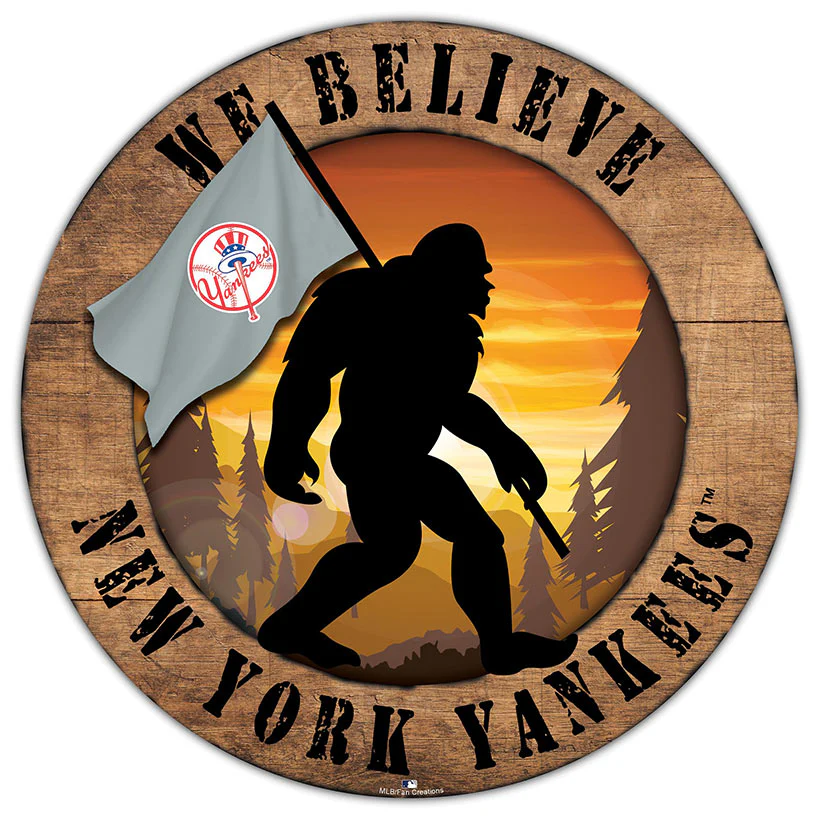 MLB We Believe Bigfoot Circle Signs - Image 30