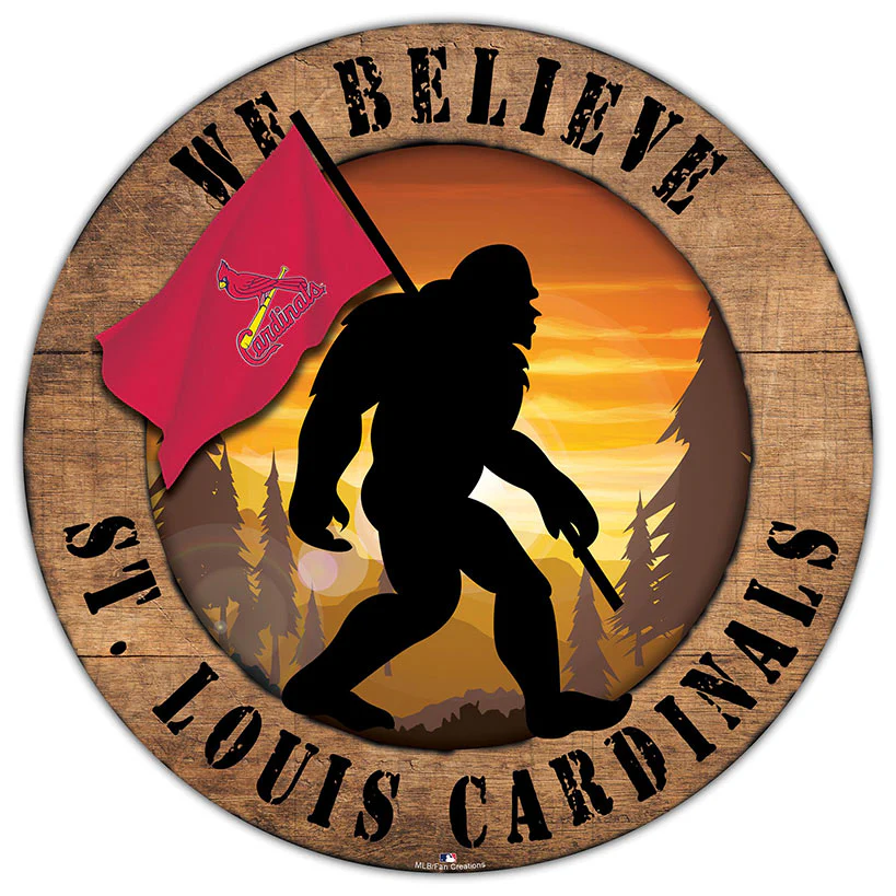 MLB We Believe Bigfoot Circle Signs - Image 7