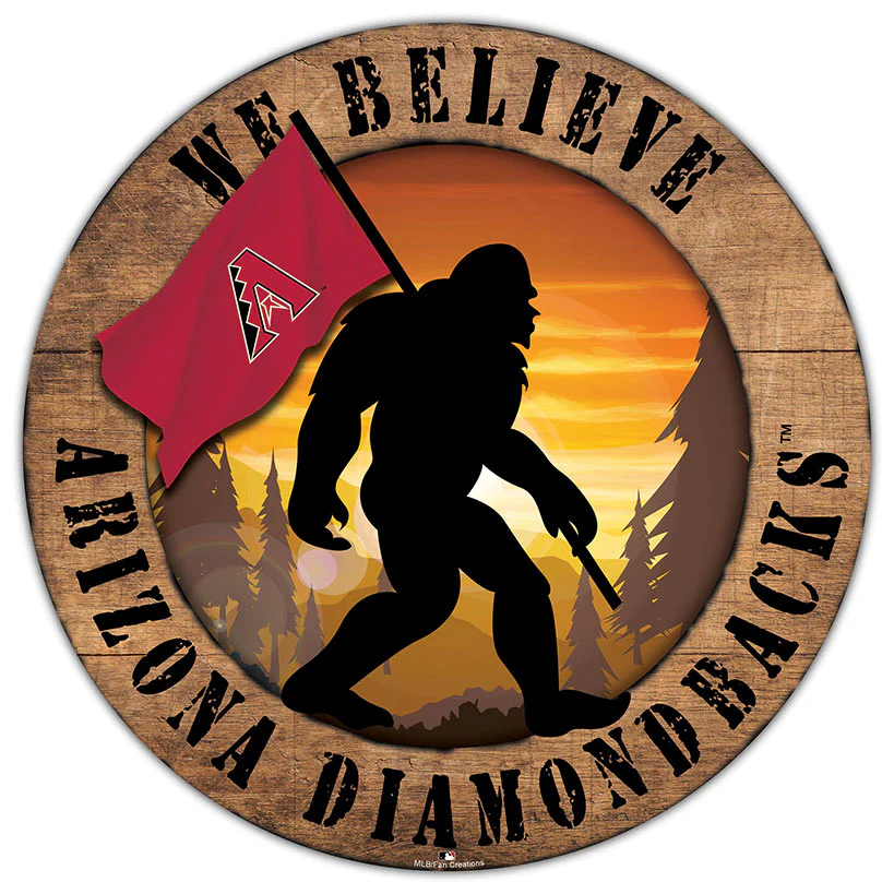 MLB We Believe Bigfoot Circle Signs - Image 9