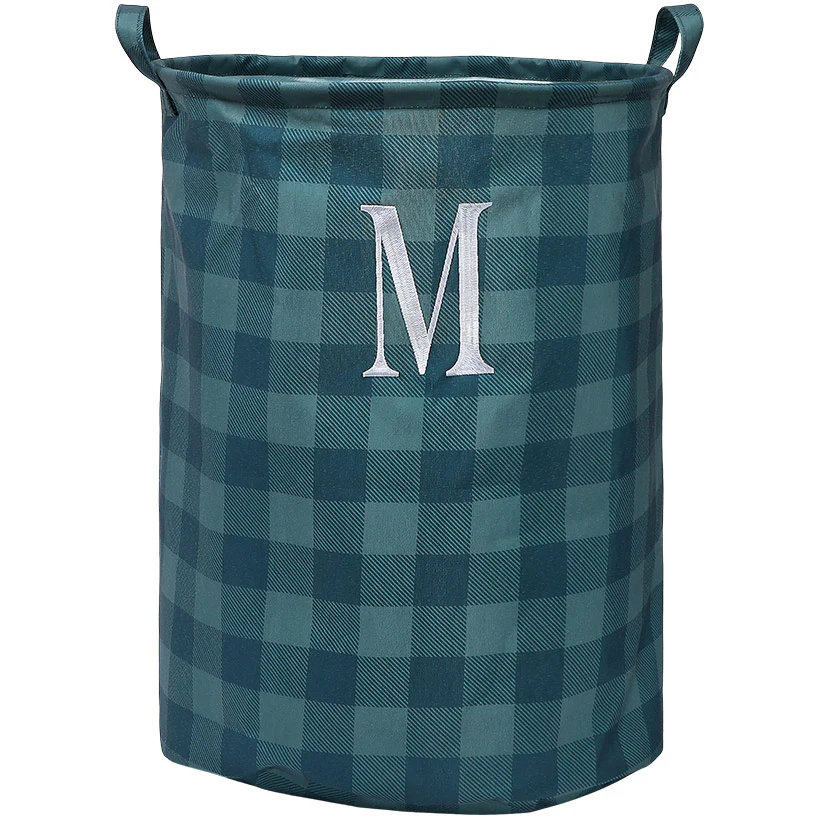 Monogram Buffalo Plaid Laundry Bag - Image 12
