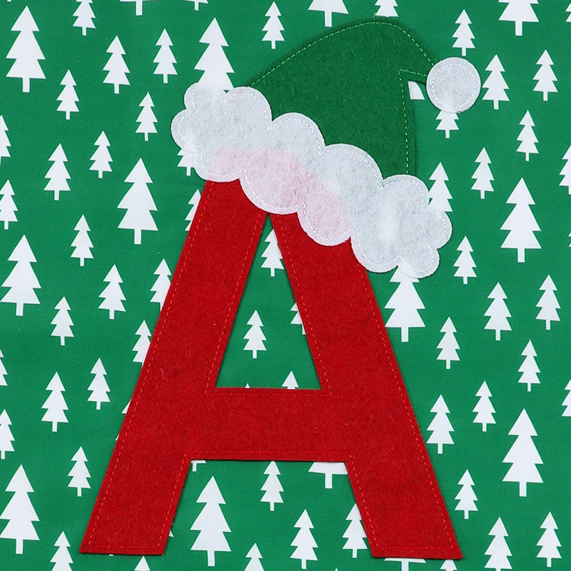 Monogram Christmas Gift Sack - Image 5