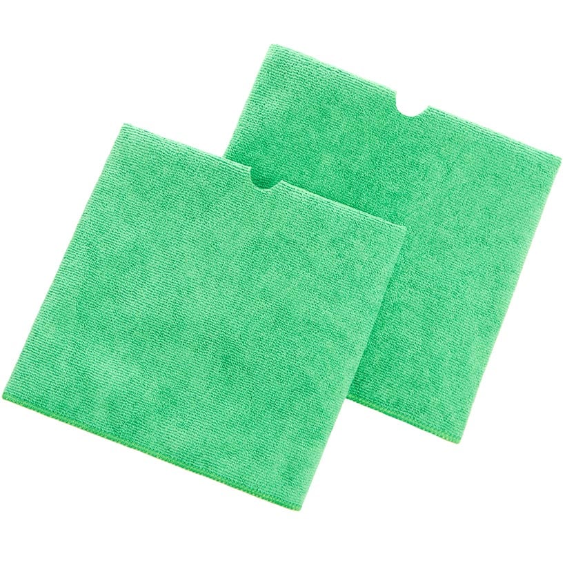 Mop Cape Microfiber, Attach To Any Pole Handle Cleaner Set Of 2 - Image 2