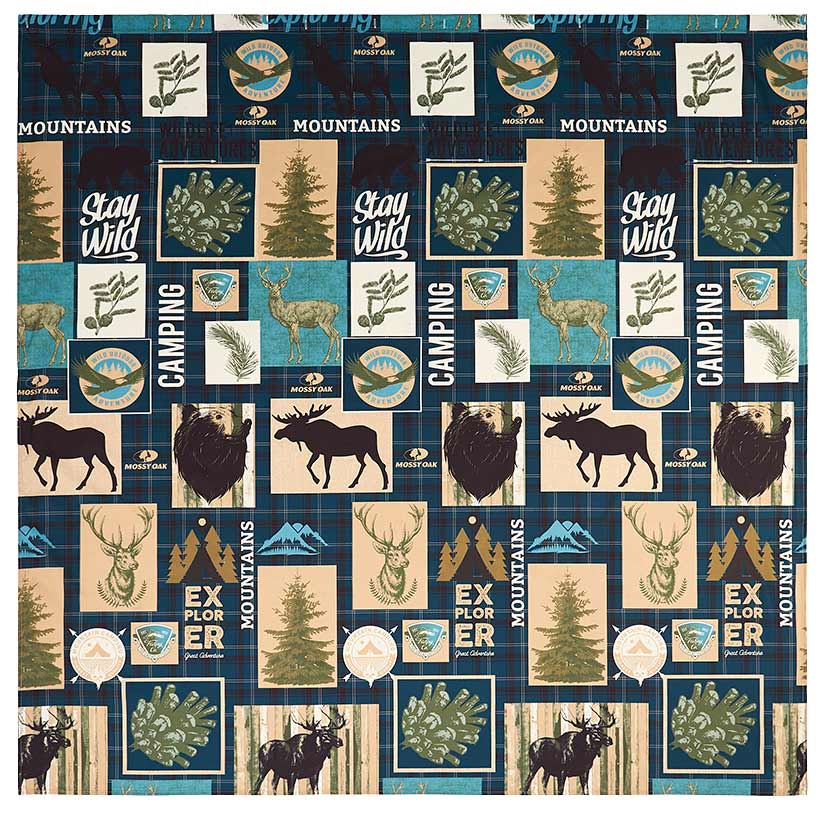 Mossy Oak Never Stop Exploring Shower Curtain or Hooks - Image 2