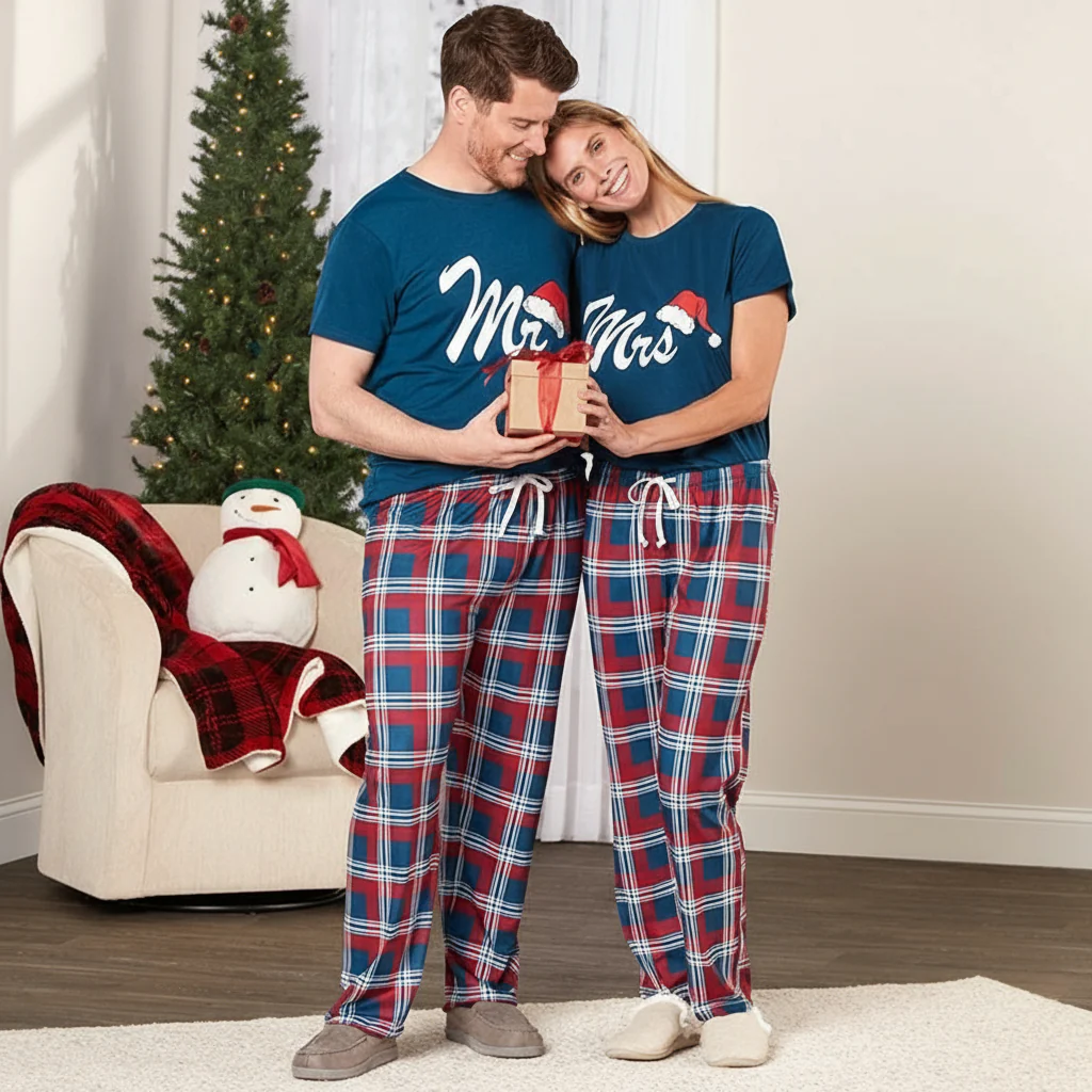 Mr. and Mrs. Matching Christmas Pajamas