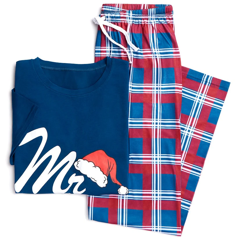 Mr. and Mrs. Matching Christmas Pajamas - Image 2