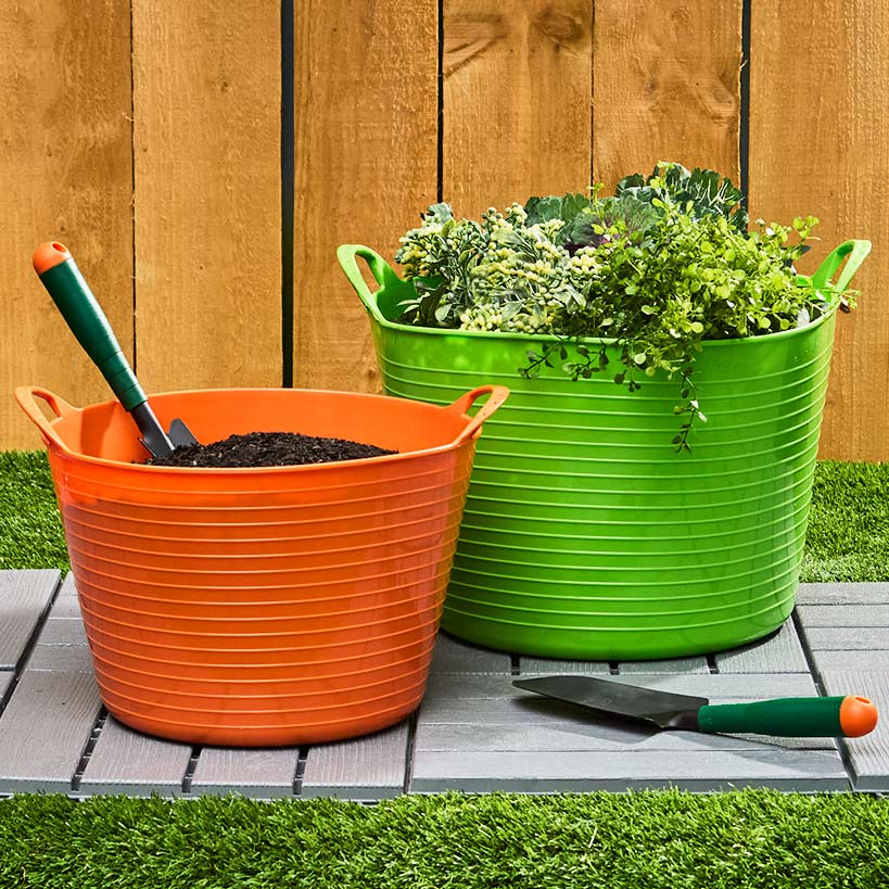 Multi Purpose Flexible Garden Tub With Handles 12L - Image 5