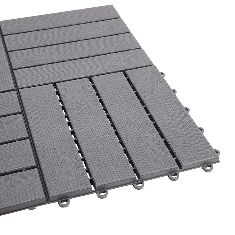 Multi Purpose Interlocking Gray Tiles - Set of 9 - Image 2