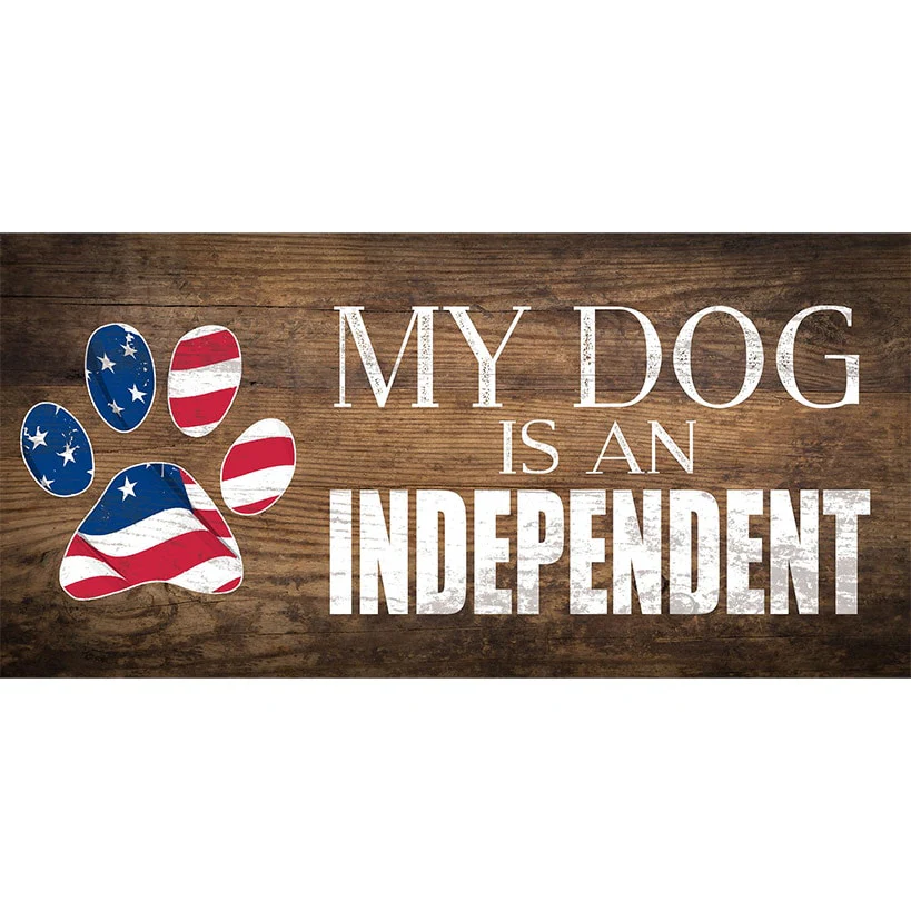 My Dog Is... Wooden Sign - Image 3