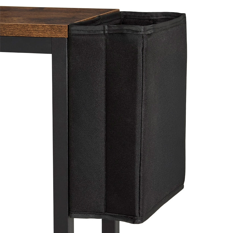 Narrow Console Table 2-Tier with Side Pocket - Image 3