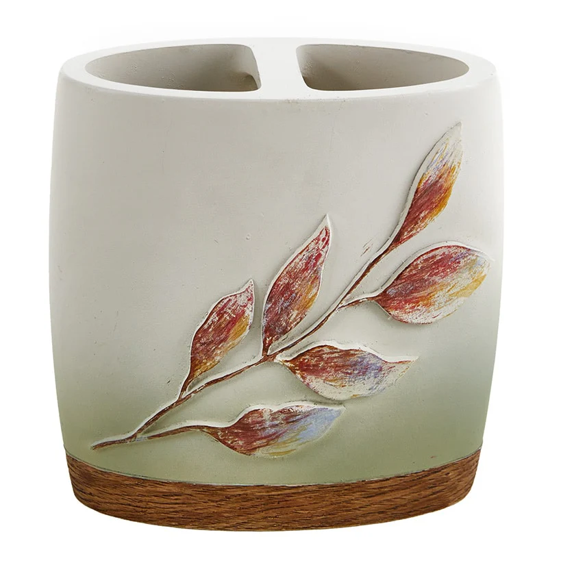 Nature Watercolor Toothbrush Holder or Shower Hooks Set of 12 - Image 4