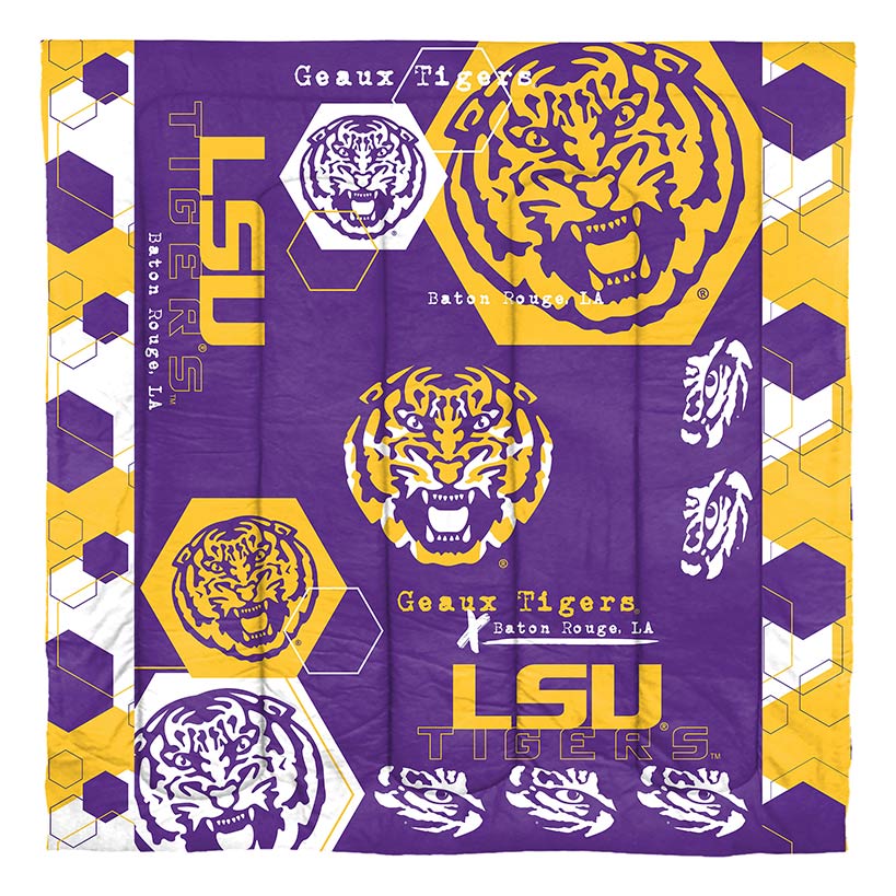 NCAA Hexagon Comforter Set - Image 26