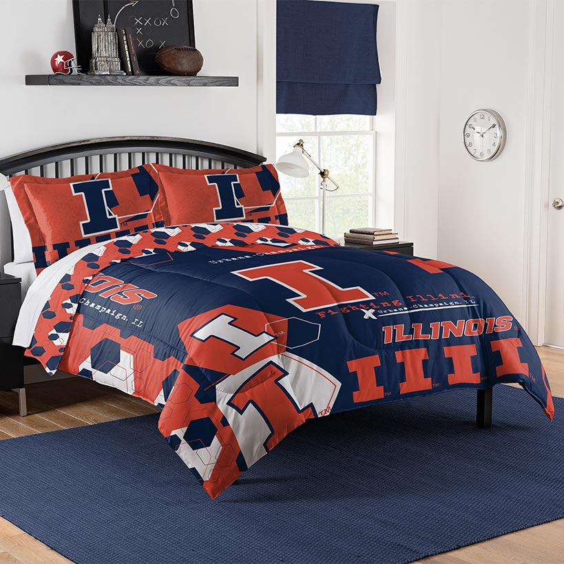 NCAA Hexagon Comforter Set - Image 56