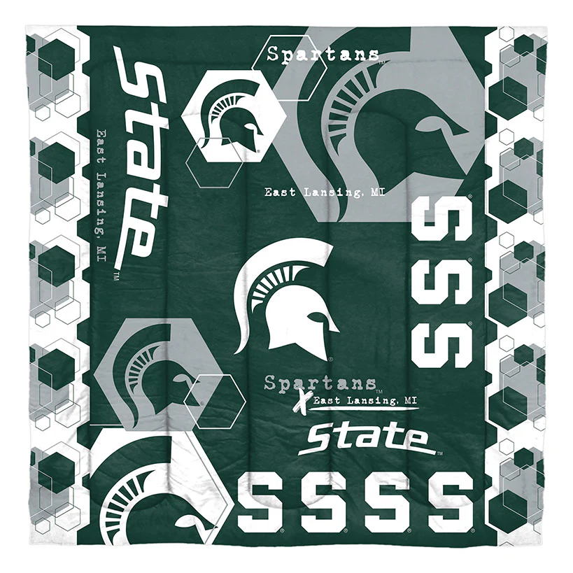 NCAA Hexagon Comforter Set - Image 60