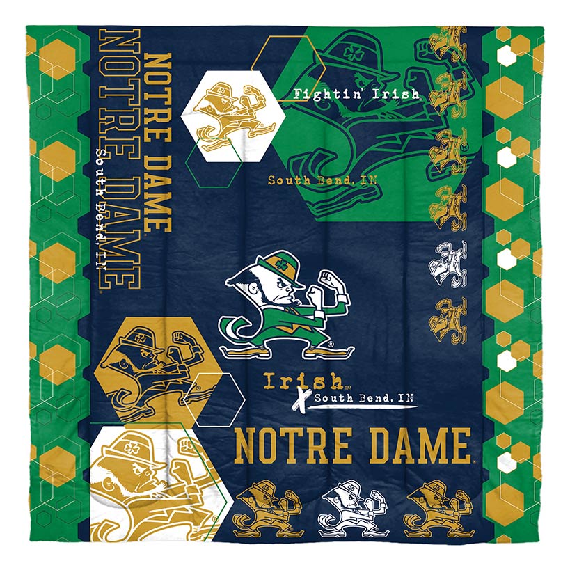 NCAA Hexagon Comforter Set - Image 61