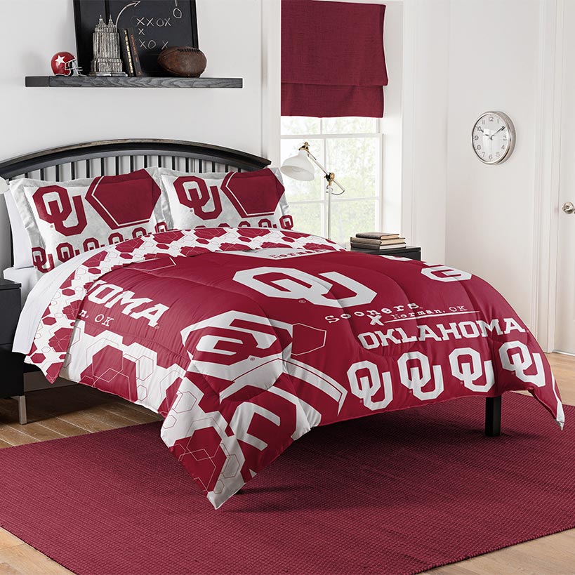 NCAA Hexagon Comforter Set - Image 63