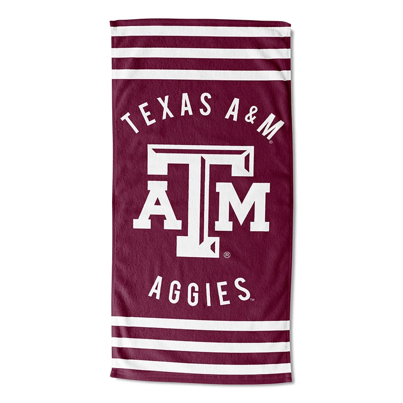 NCAA Striped Beach Towel 30"x60" - Image 20