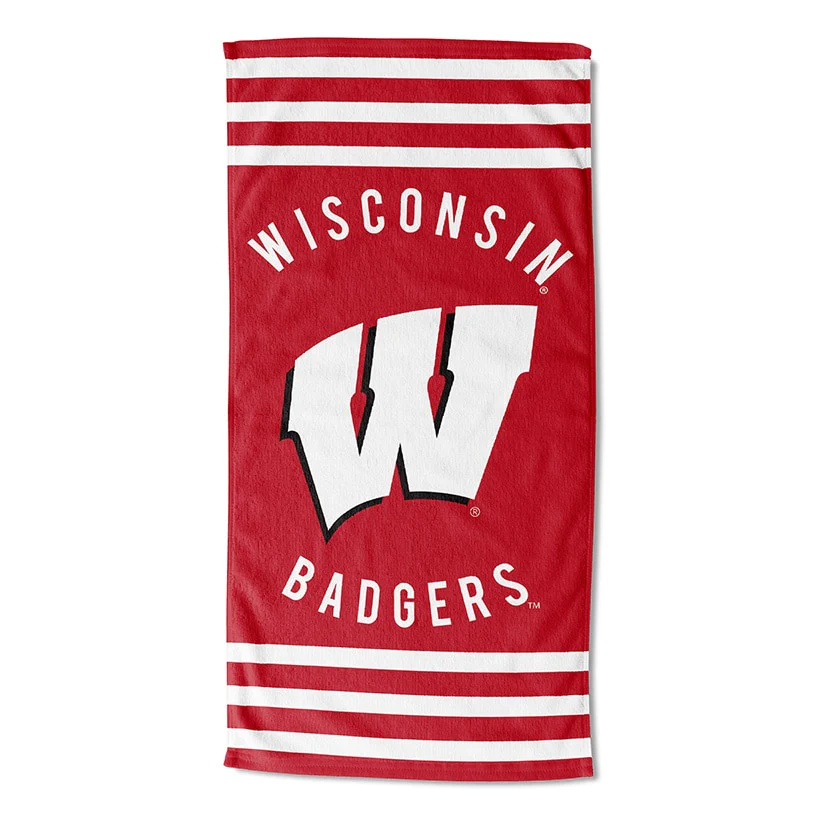 NCAA Striped Beach Towel 30"x60" - Image 25
