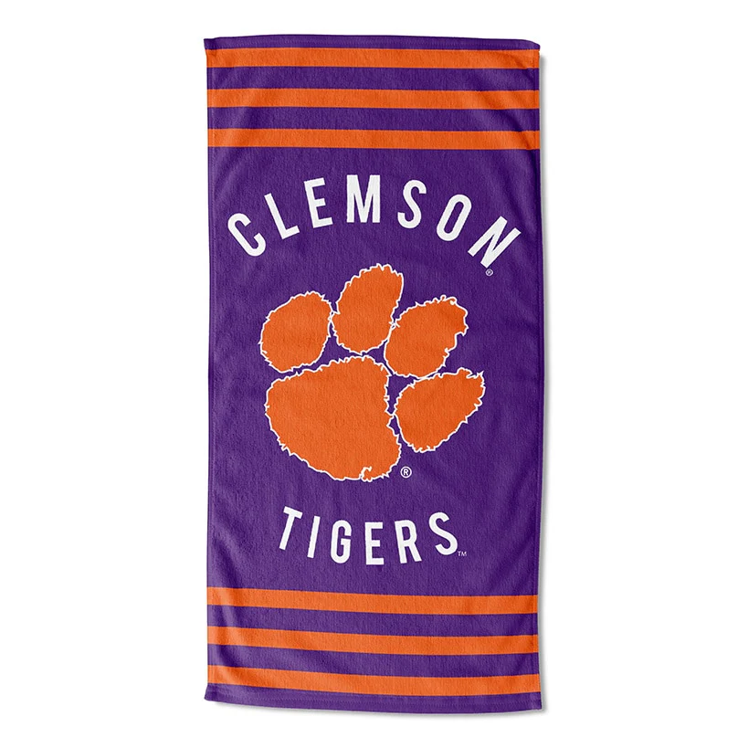 NCAA Striped Beach Towel 30"x60" - Image 4