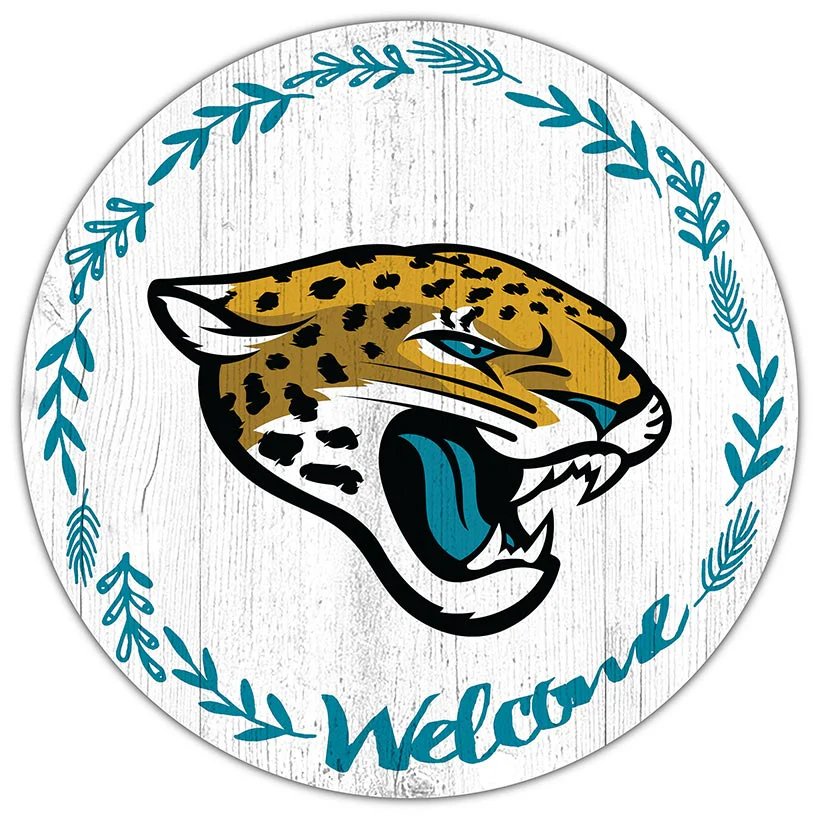 NFL 12" Welcome Circle Sign - Image 15