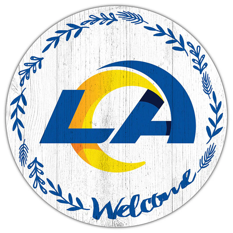 NFL 12" Welcome Circle Sign - Image 18
