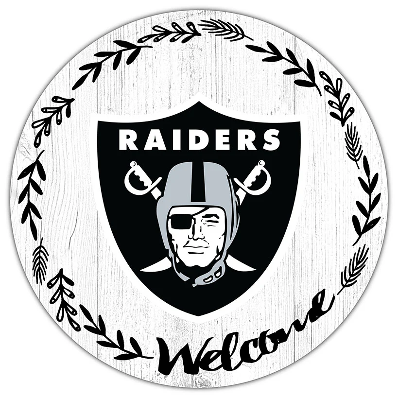 NFL 12" Welcome Circle Sign - Image 26
