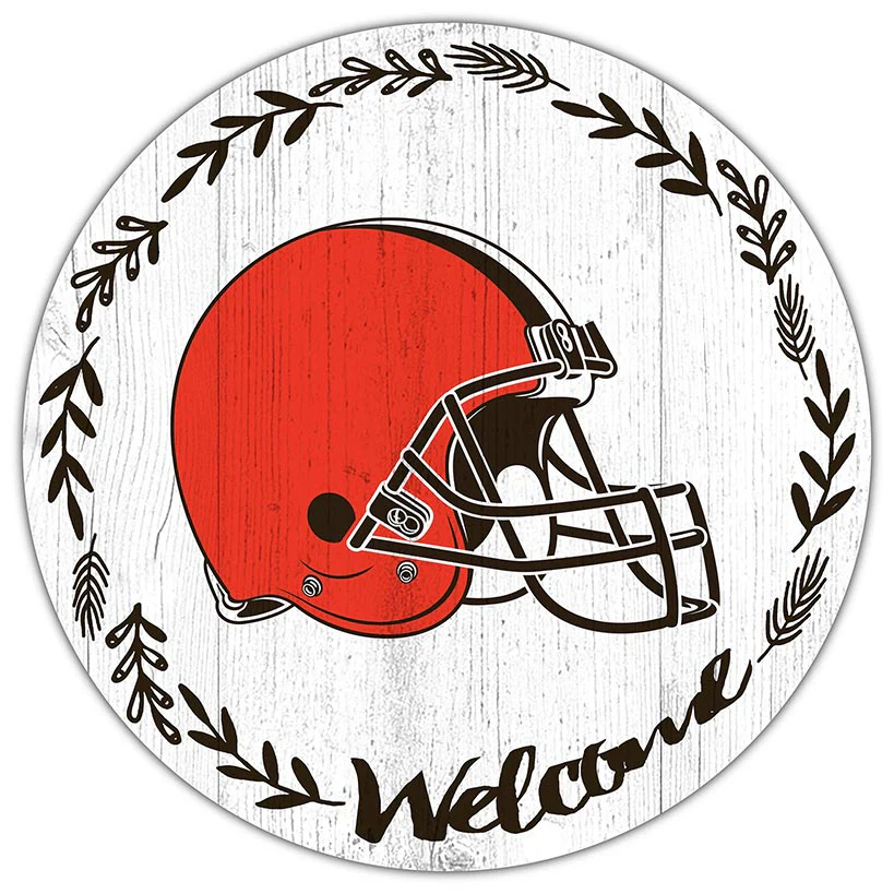 NFL 12" Welcome Circle Sign - Image 3