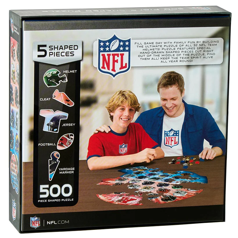 NFL 500-Pc. Shaped Puzzle - Image 2