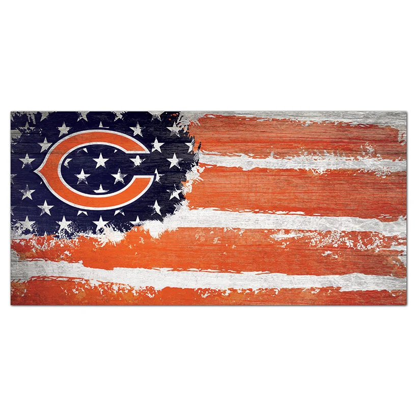 NFL Distressed Flag Sign