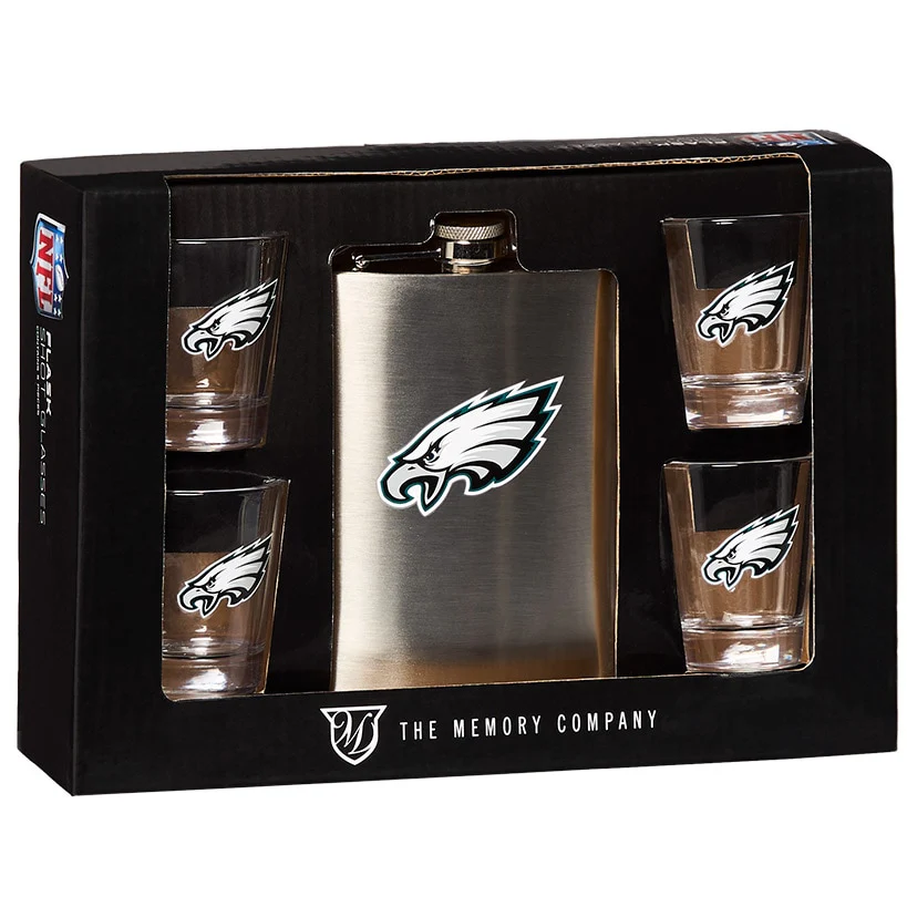 NFL Flask and Shot Glass Gift Set - Image 7