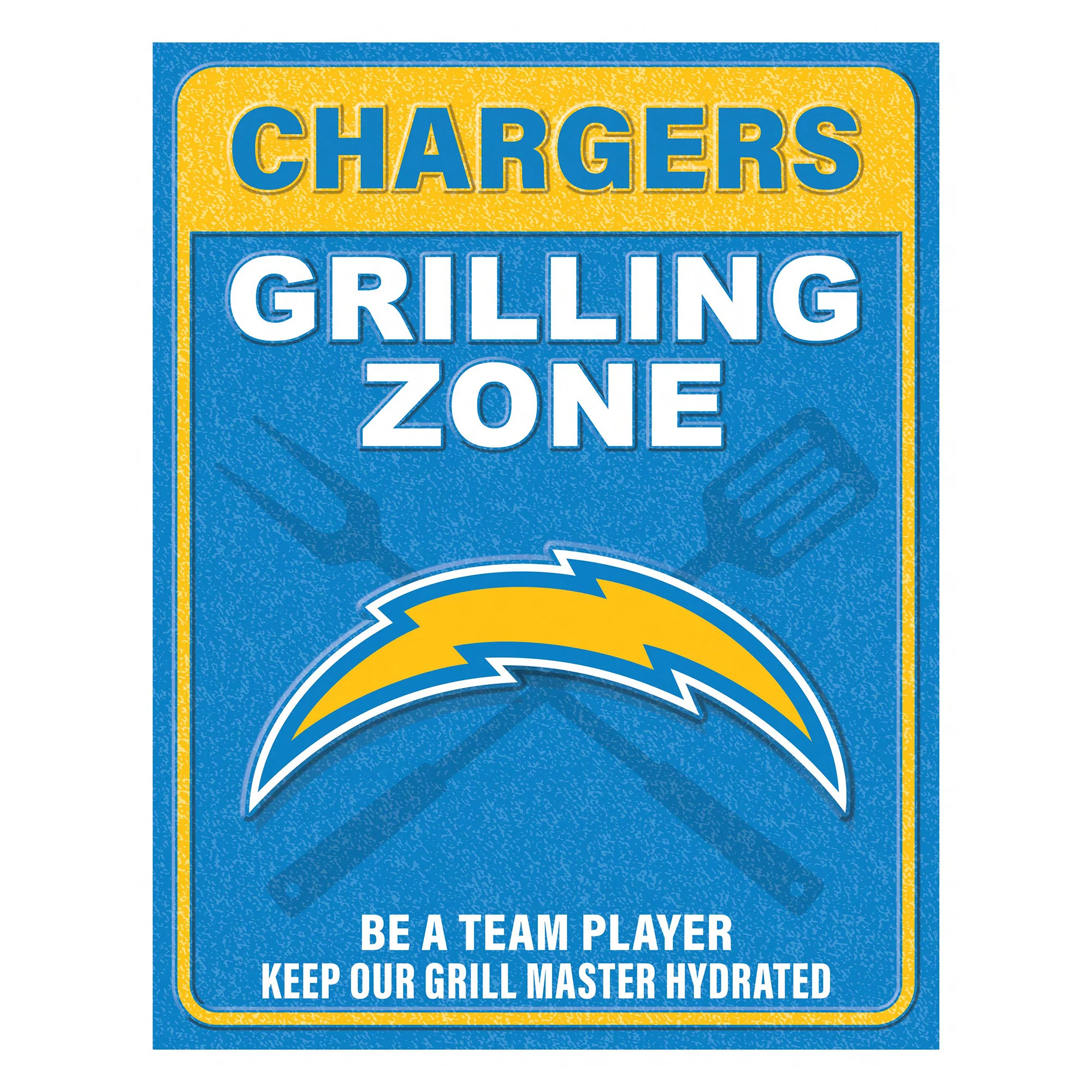 NFL Grill Zone Metal Sign - Image 20