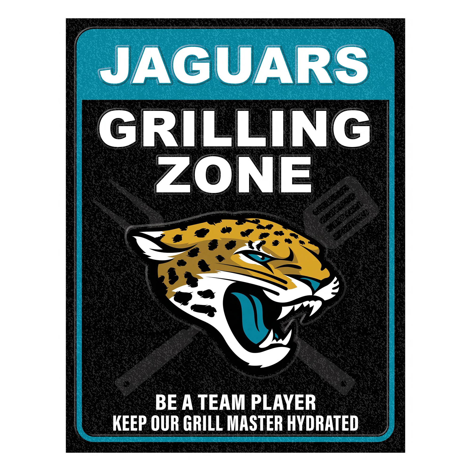 NFL Grill Zone Metal Sign - Image 21