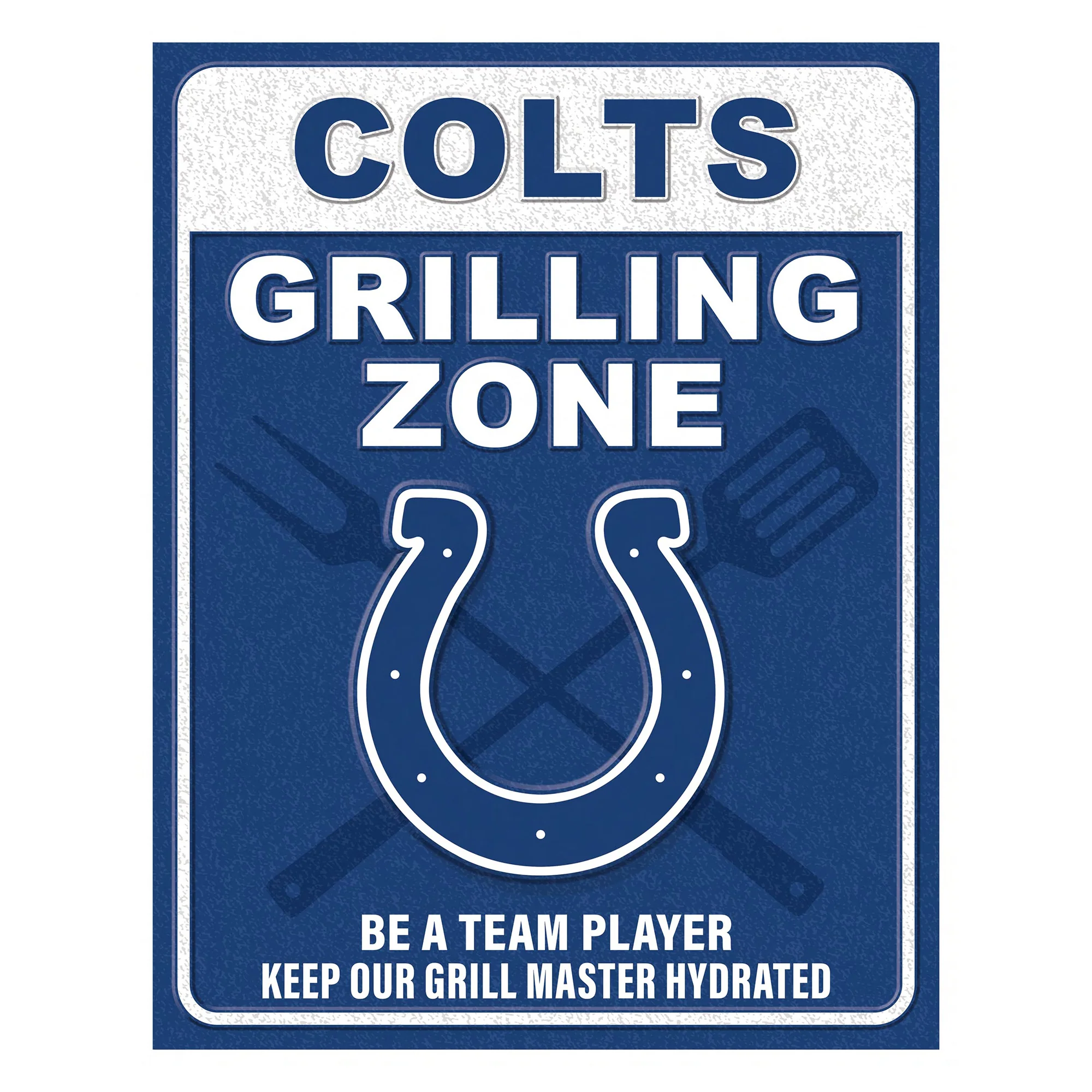 NFL Grill Zone Metal Sign - Image 22