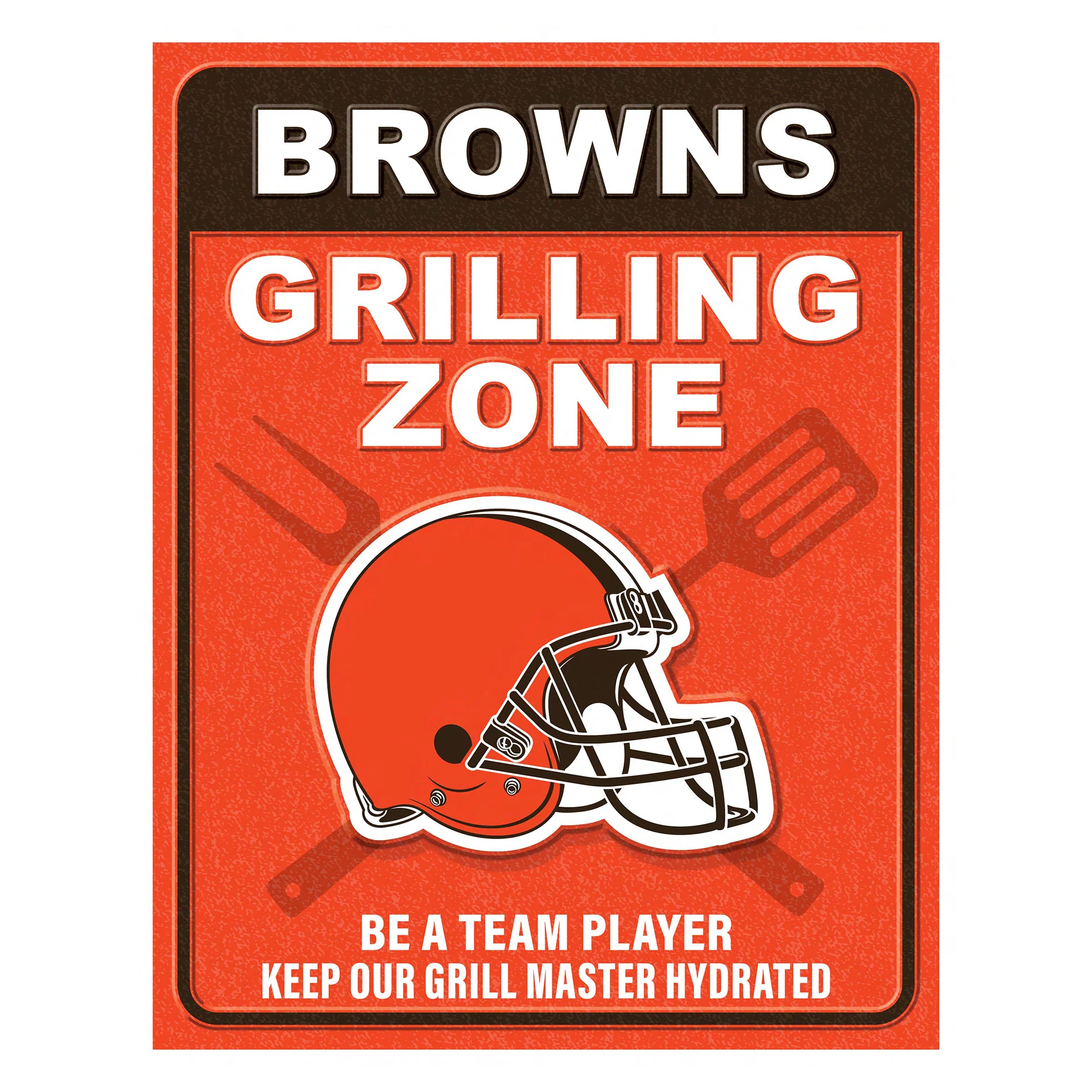 NFL Grill Zone Metal Sign - Image 28