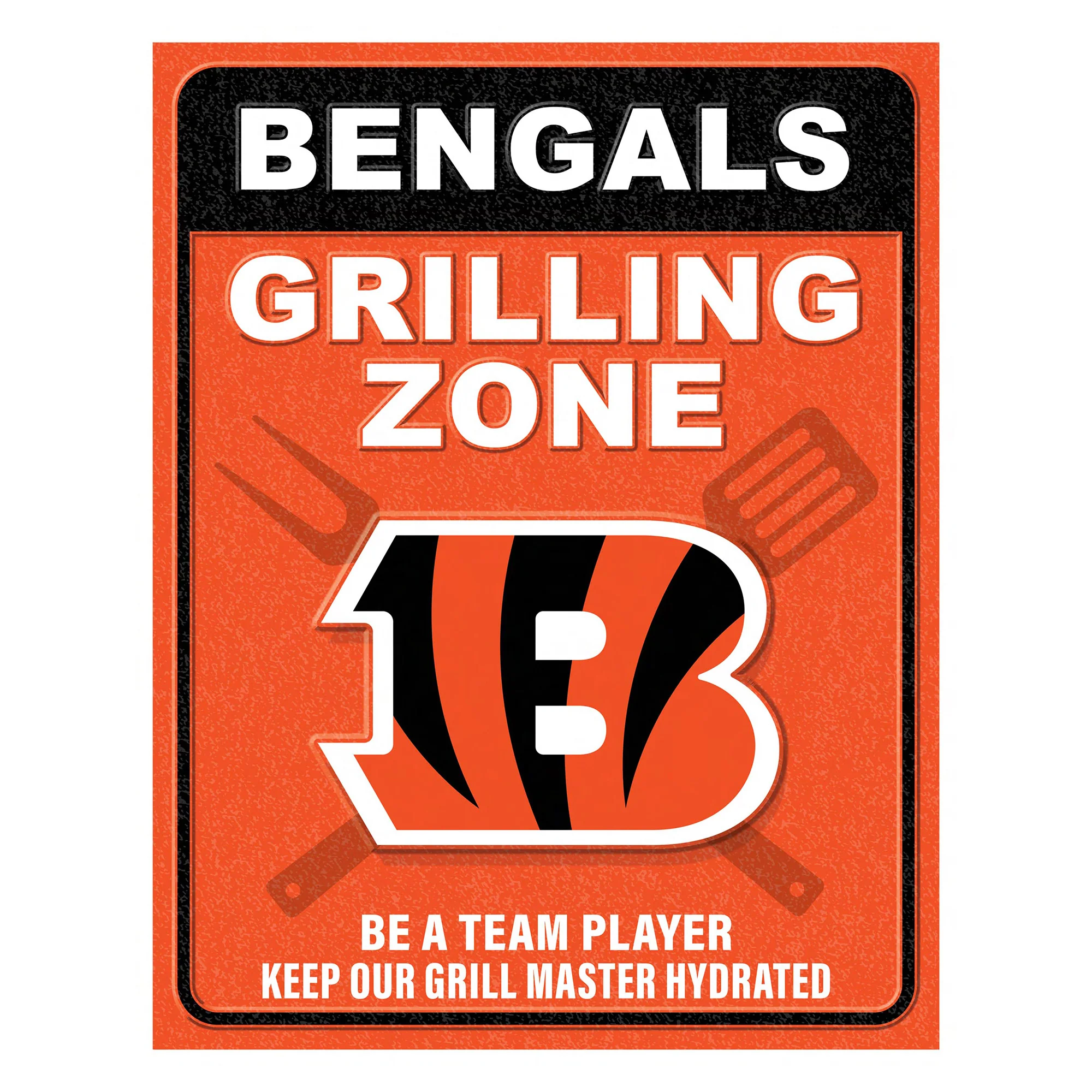 NFL Grill Zone Metal Sign - Image 29