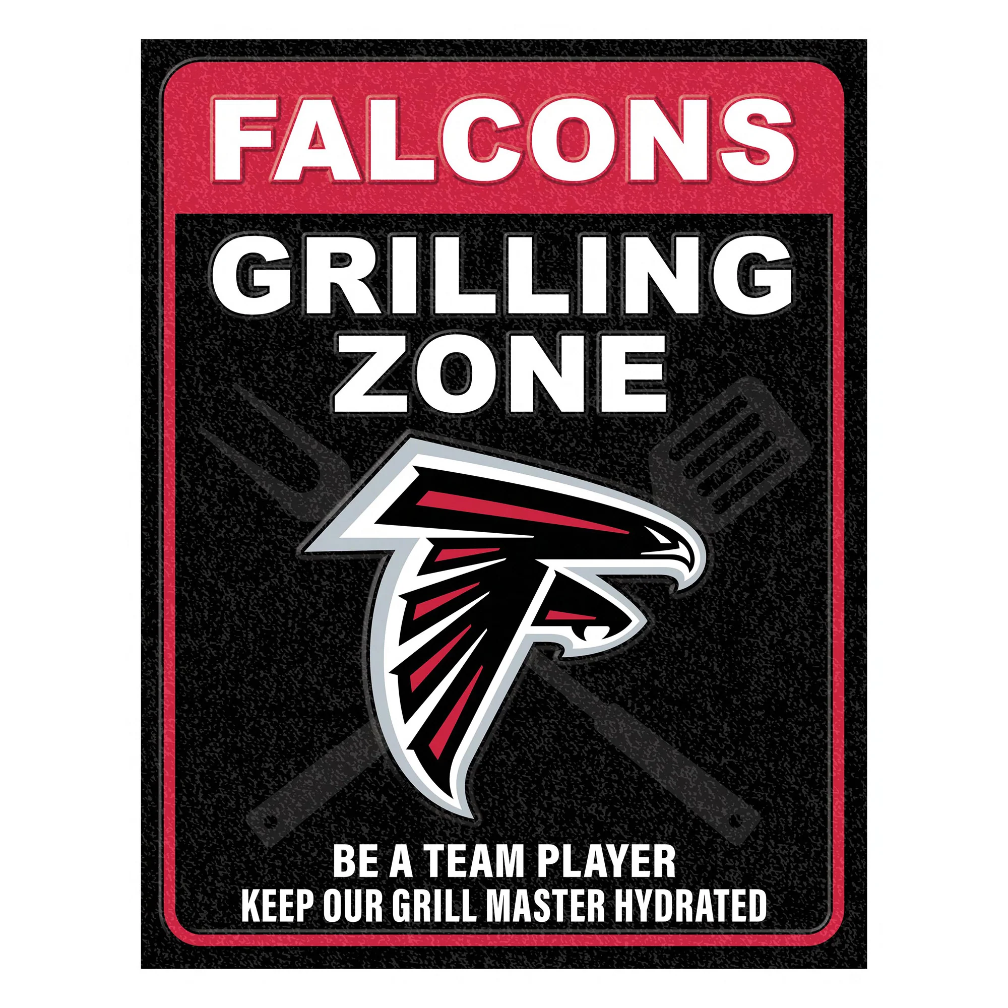 NFL Grill Zone Metal Sign - Image 33