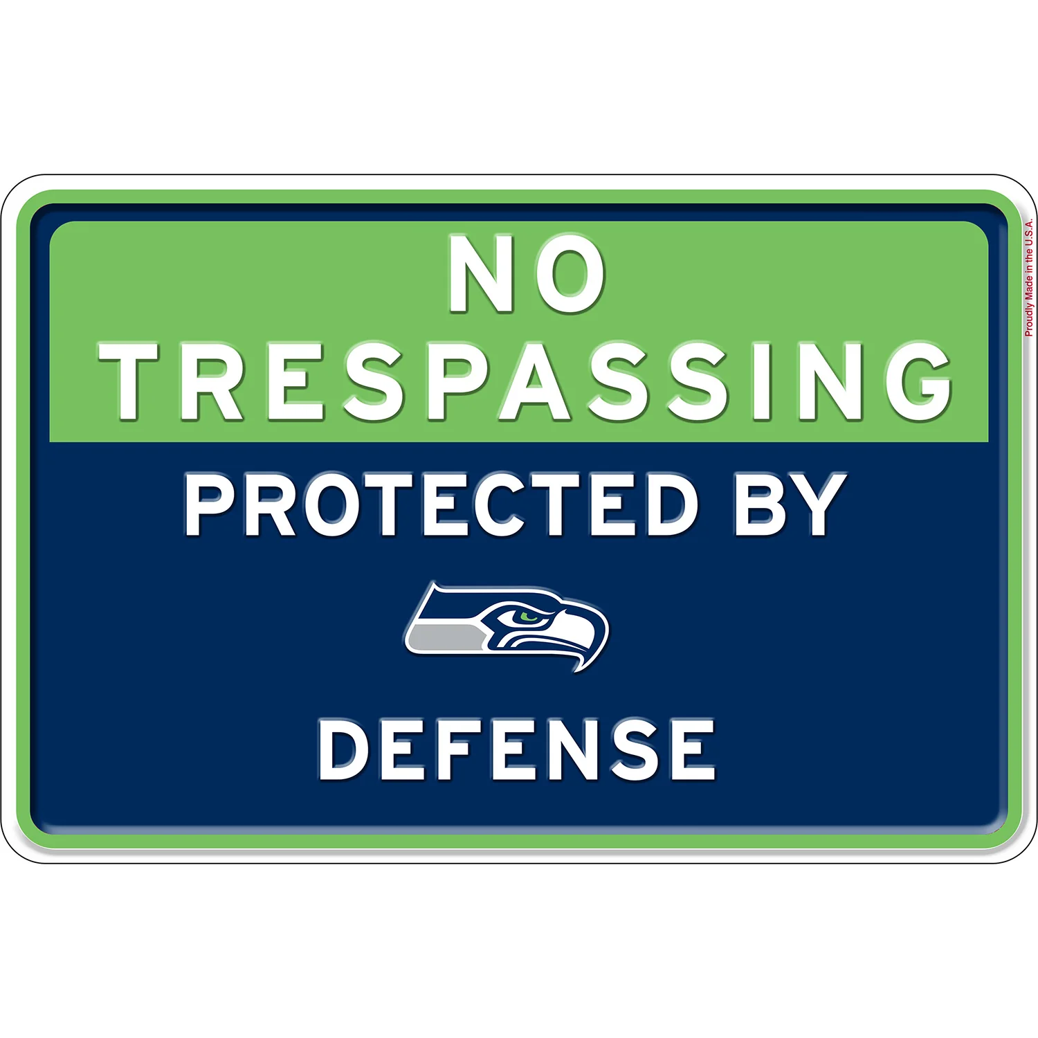 NFL No Trespassing Metal Sign - Image 11