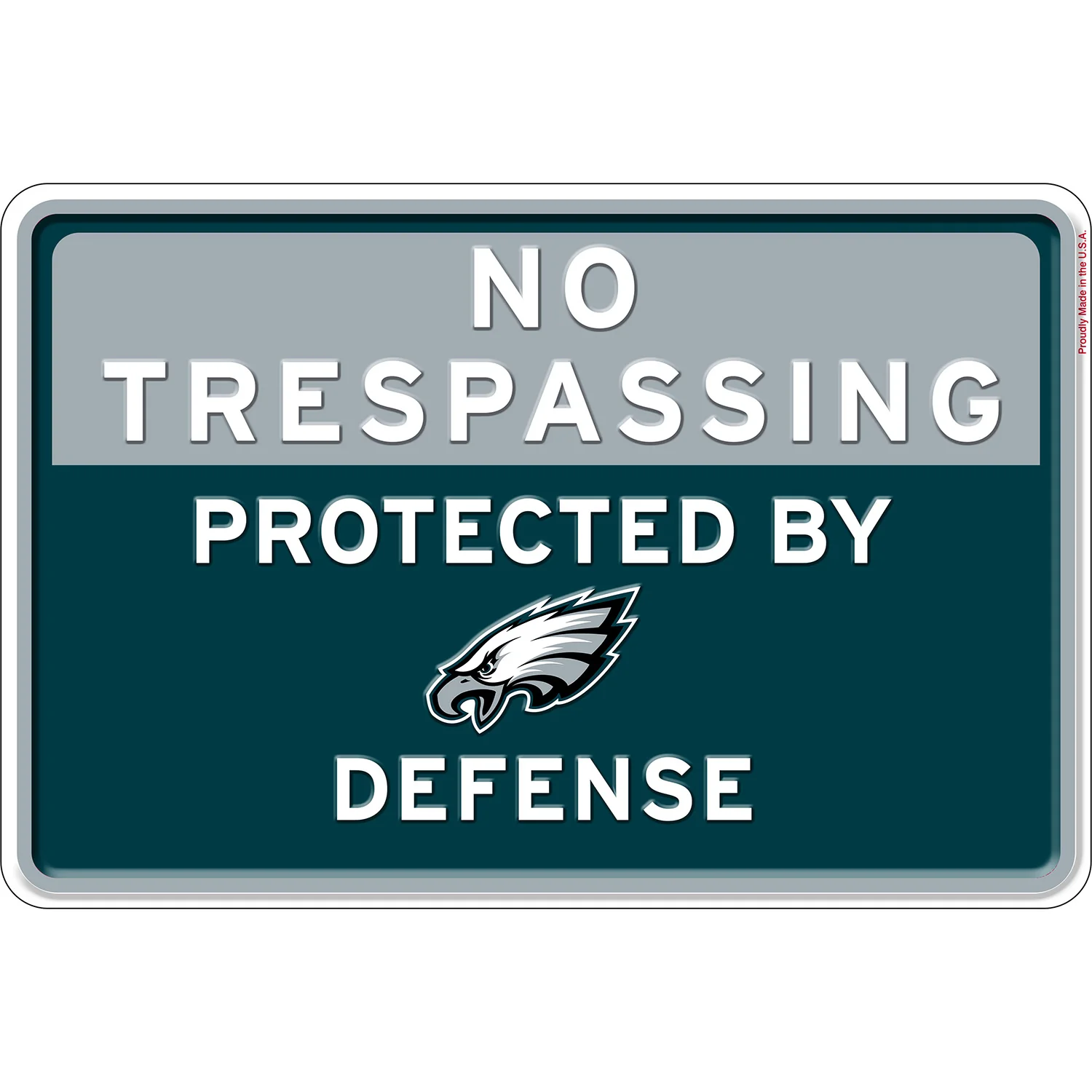 NFL No Trespassing Metal Sign - Image 13