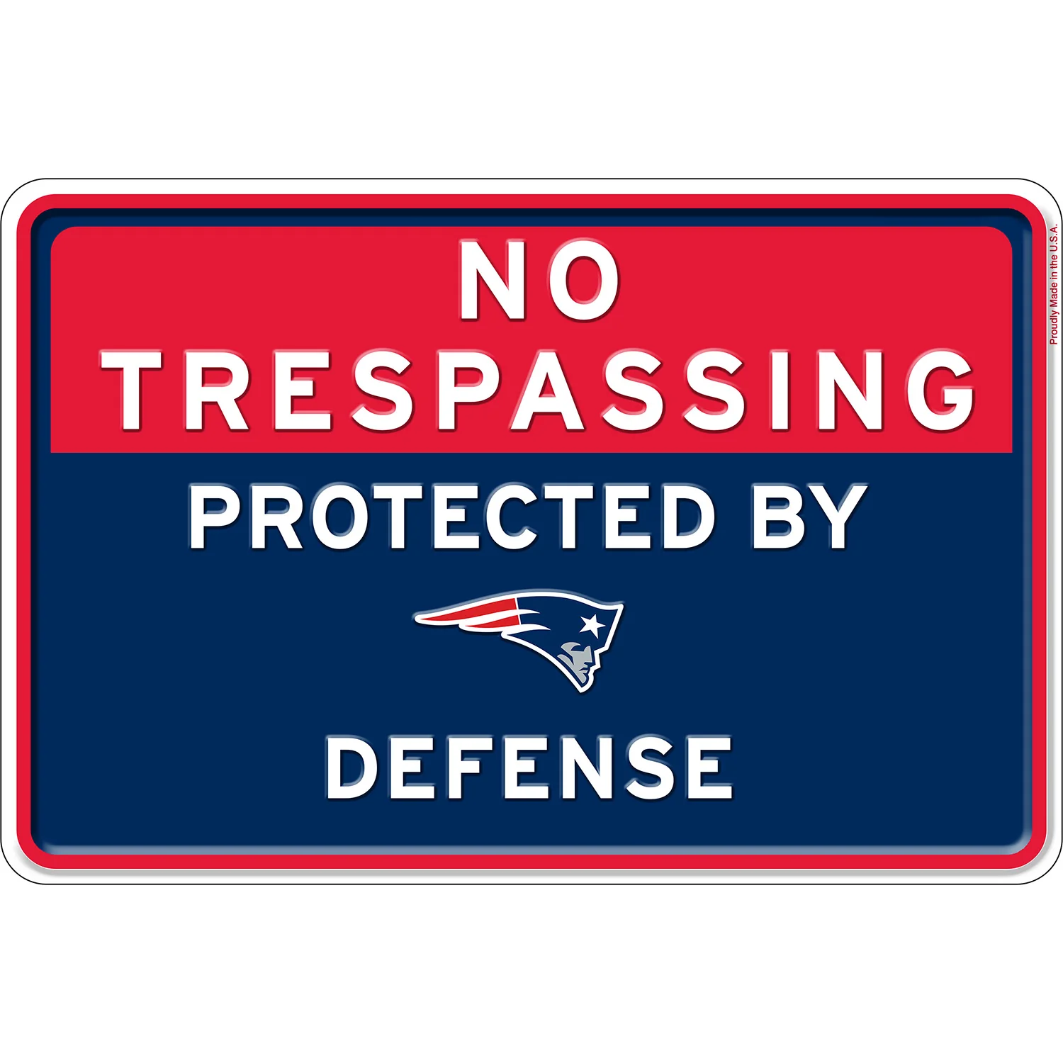 NFL No Trespassing Metal Sign - Image 17