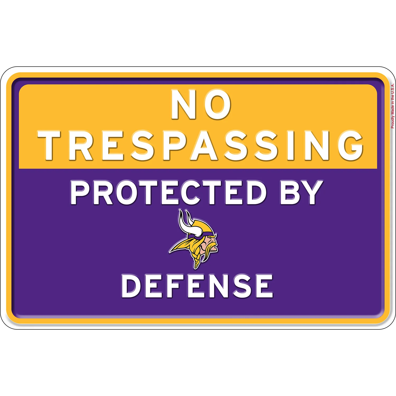 NFL No Trespassing Metal Sign - Image 18