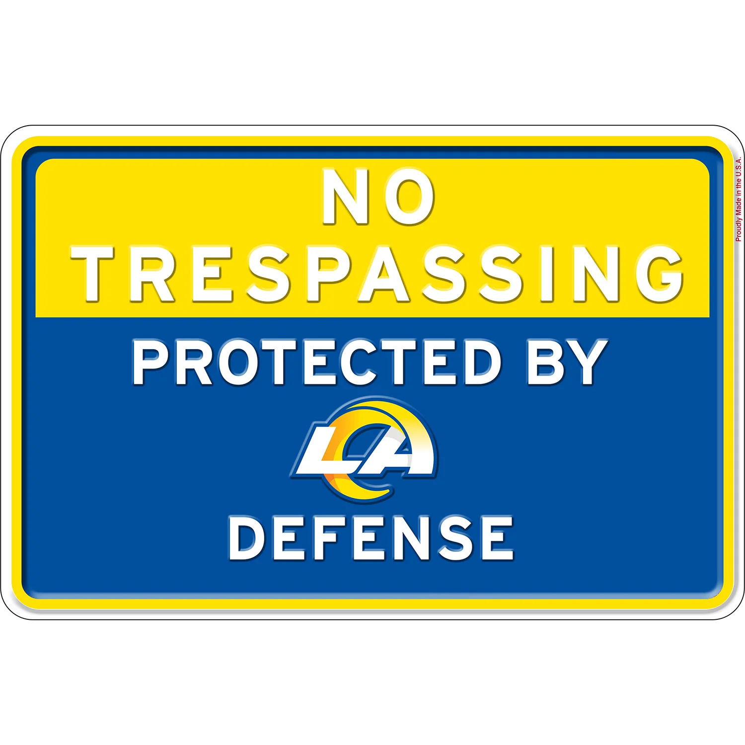 NFL No Trespassing Metal Sign - Image 21