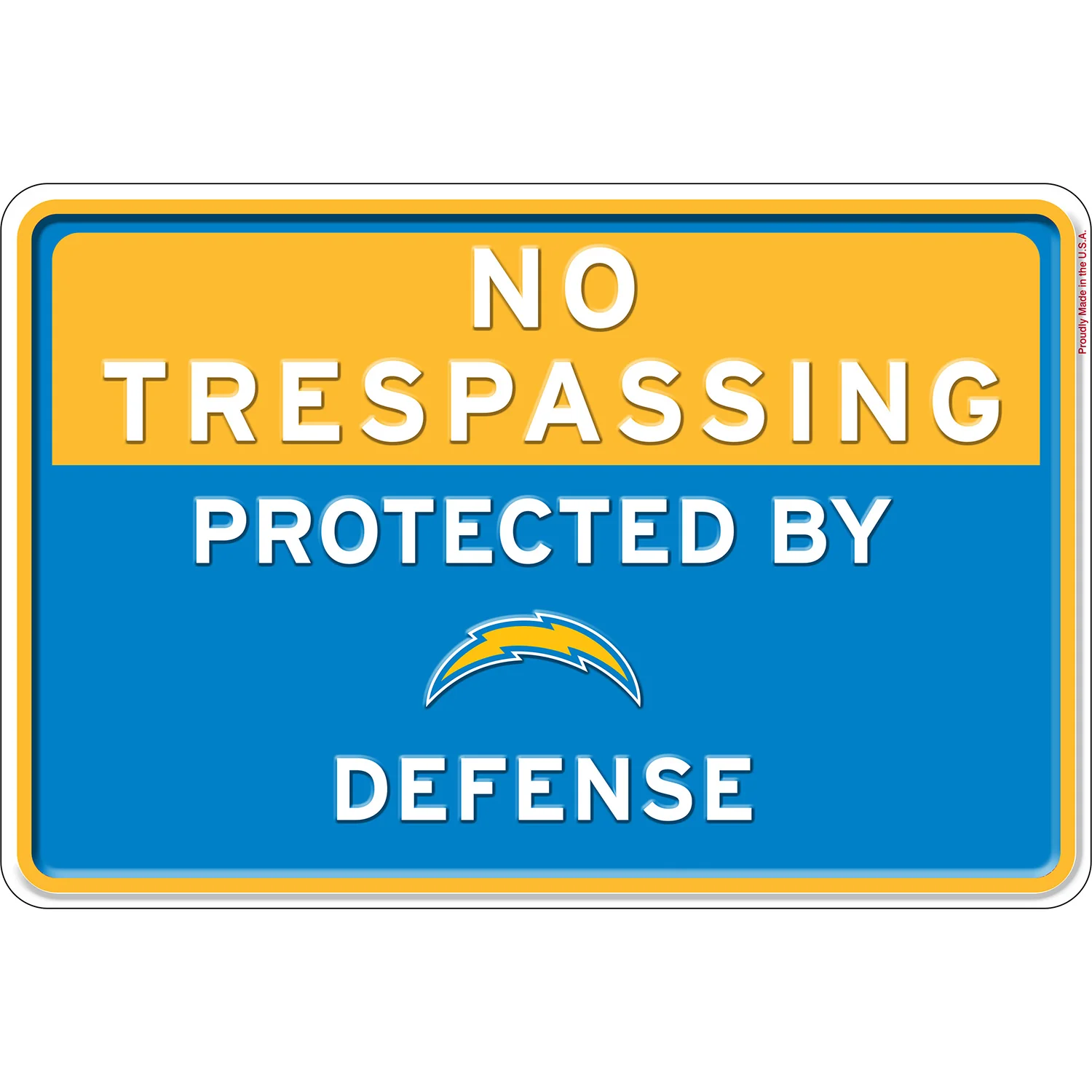 NFL No Trespassing Metal Sign - Image 22